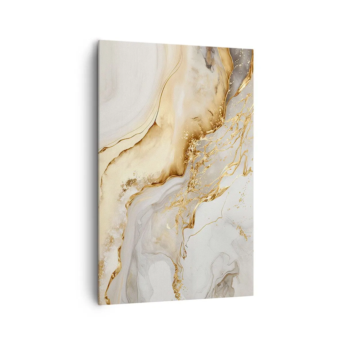 Canvastavla - Bild på duk - Abstraktion: skönhet och godhet - 80x120 cm