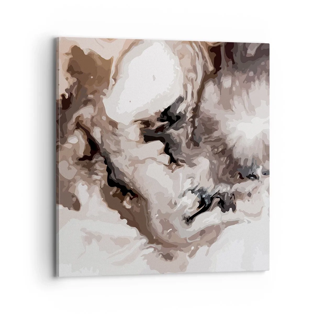 Canvastavla - Bild på duk - En galax födelse - 70x70 cm