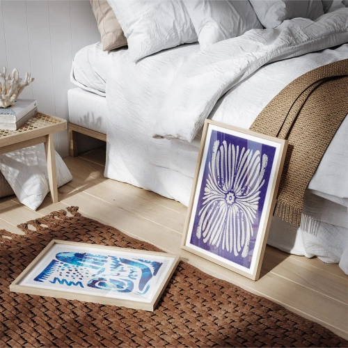 Blue creamy and chocolate - Inspiration till sovrummet