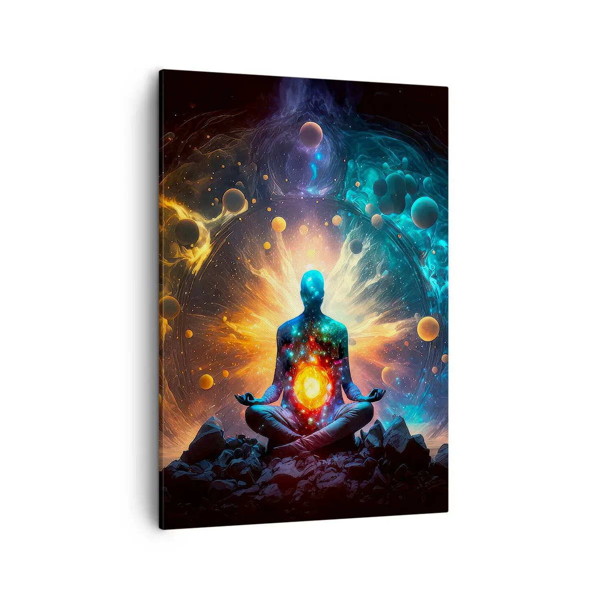 Canvastavla - Bild på duk - Kosmisk stillhet - 50x70 cm