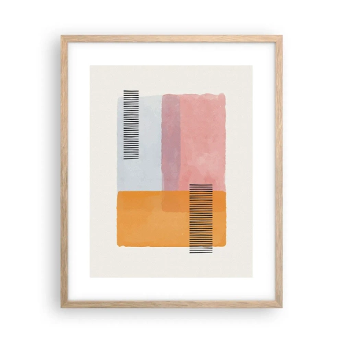 Affisch i ram av ljusek - Från hörna till hörna - 40x50 cm