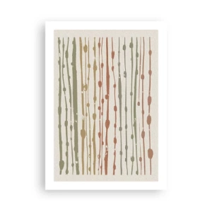 Affisch - Musikalisk färgnotation - 50x70 cm