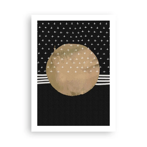 Affisch - Komposition: galaxens flagga - 50x70 cm