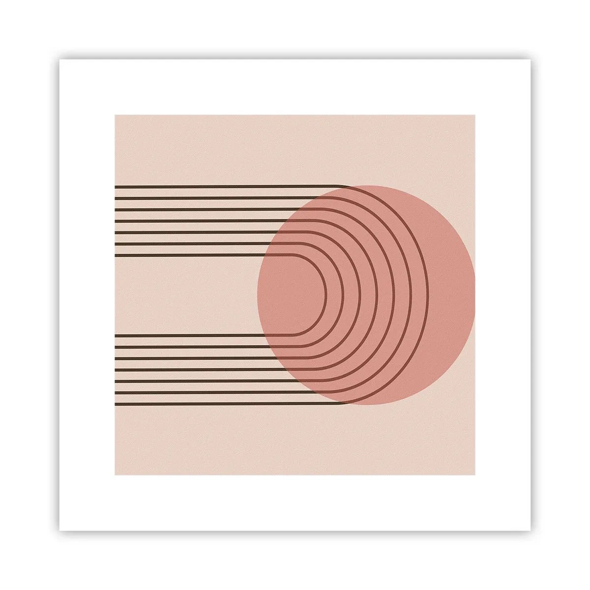 Affisch - Ostoppad attraktionskraft - 30x30 cm