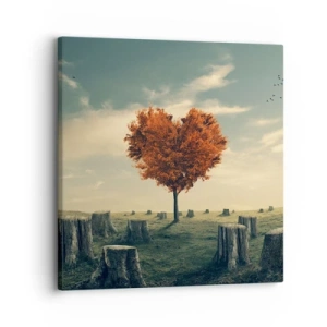 Canvastavla - Bild på duk - Det finns fortfarande hopp - 30x30 cm