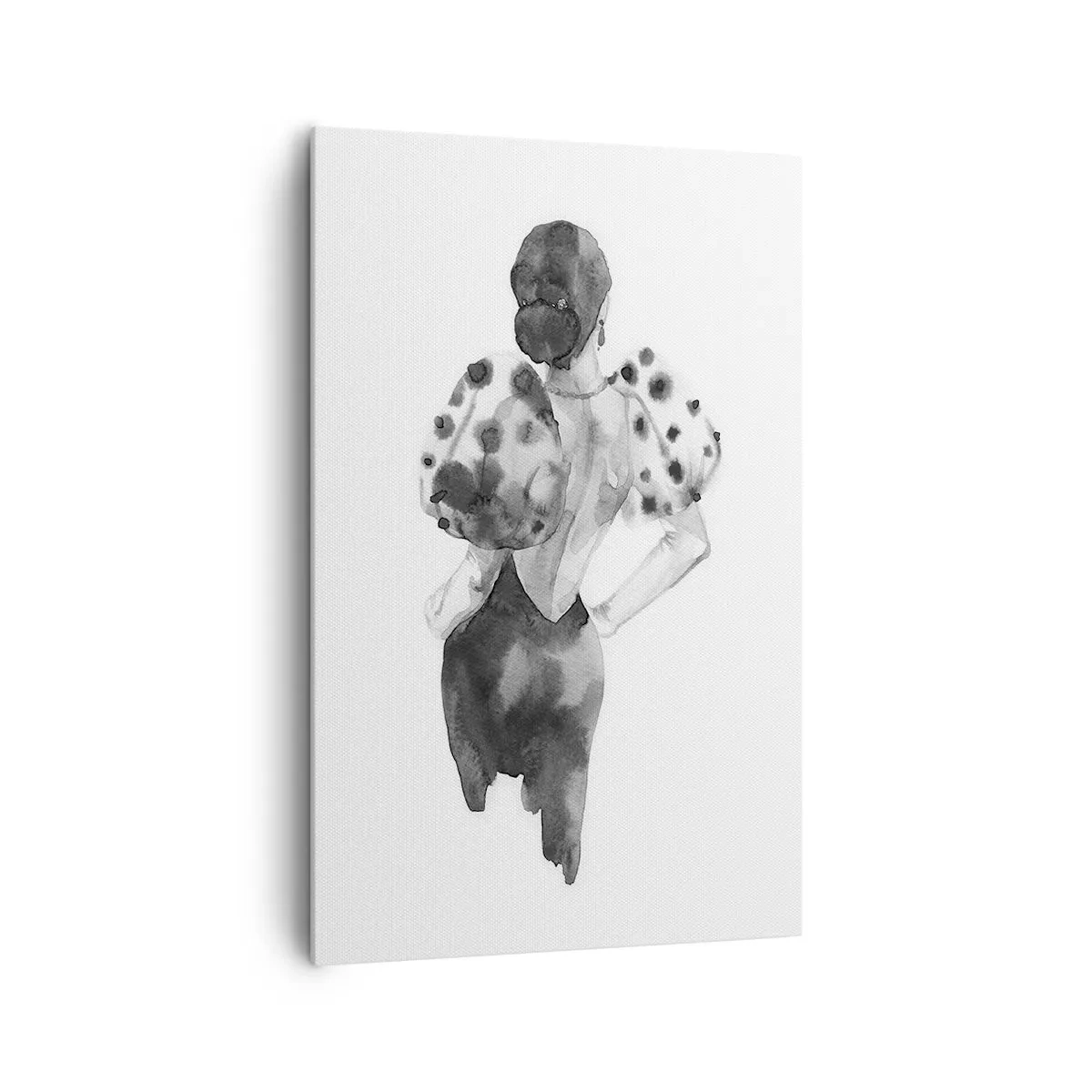 Canvastavla - Bild på duk - Hon passerade nära mig - 80x120 cm