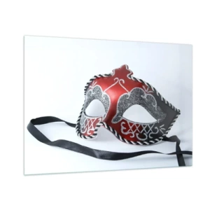 Glastavla - Bild på glas - Inbjudan till bal - 100x70 cm