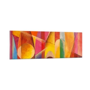 Glastavla - Bild på glas - Solens domkyrka - 90x30 cm