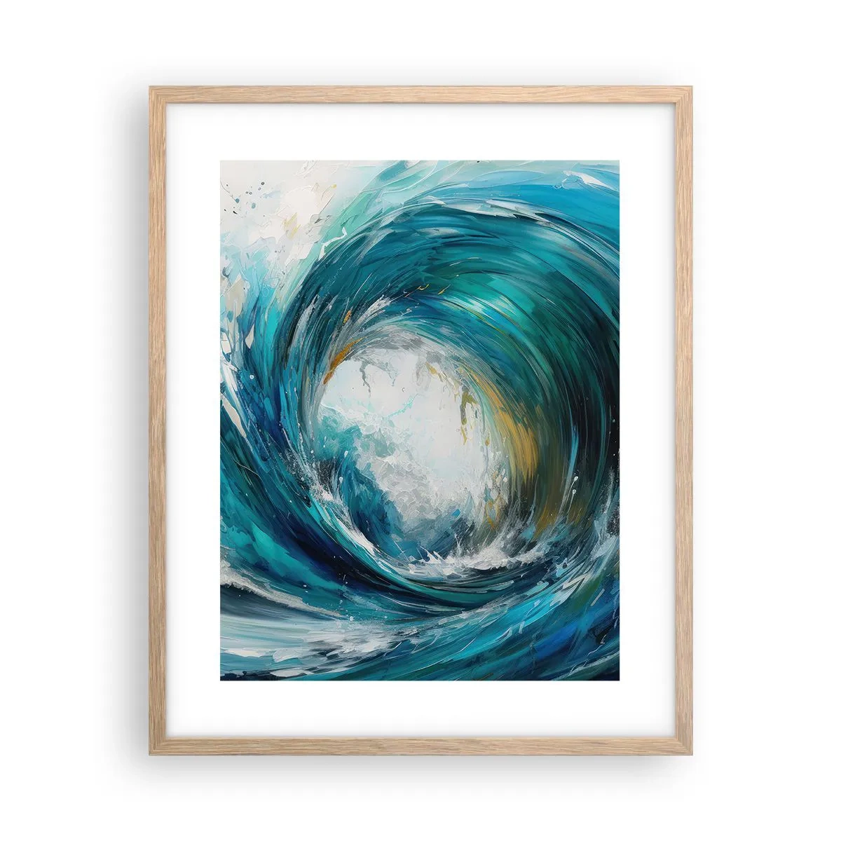 Affisch i ram av ljusek - Havsportal - 40x50 cm