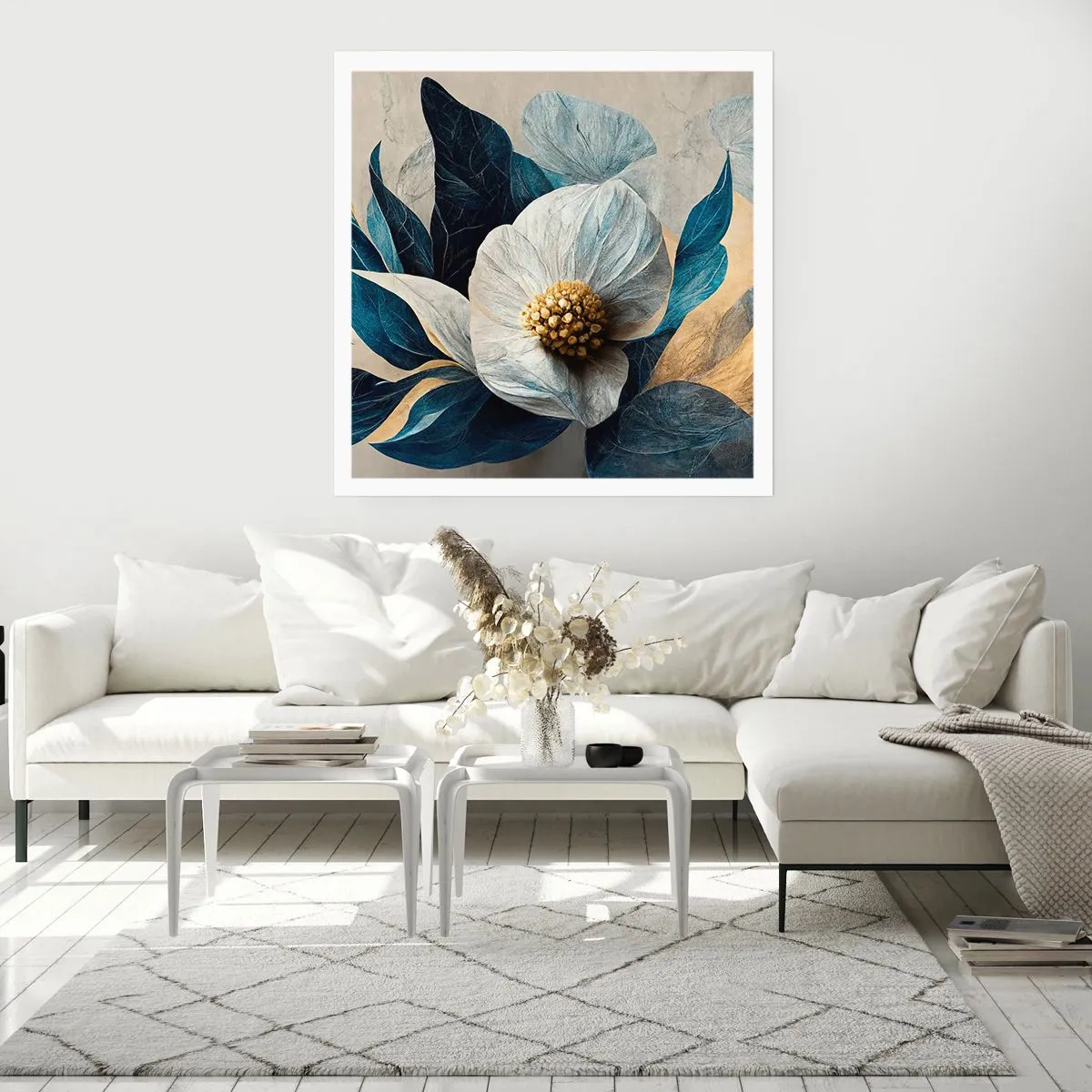 Affisch - Har ett hjärta av guld - 40x40 cm