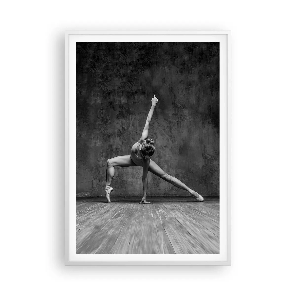 Affisch i vit ram - Balansens ideal - 70x100 cm