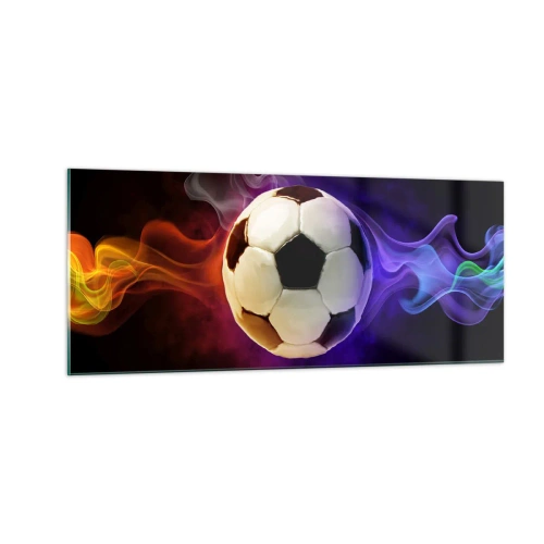 Glastavla - Bild på glas - Spelets magiska kraft - 100x40 cm