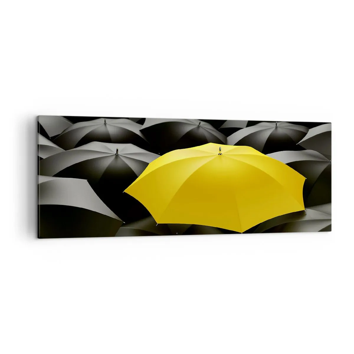Canvastavla - Bild på duk - Farväl sorgen - 140x50 cm