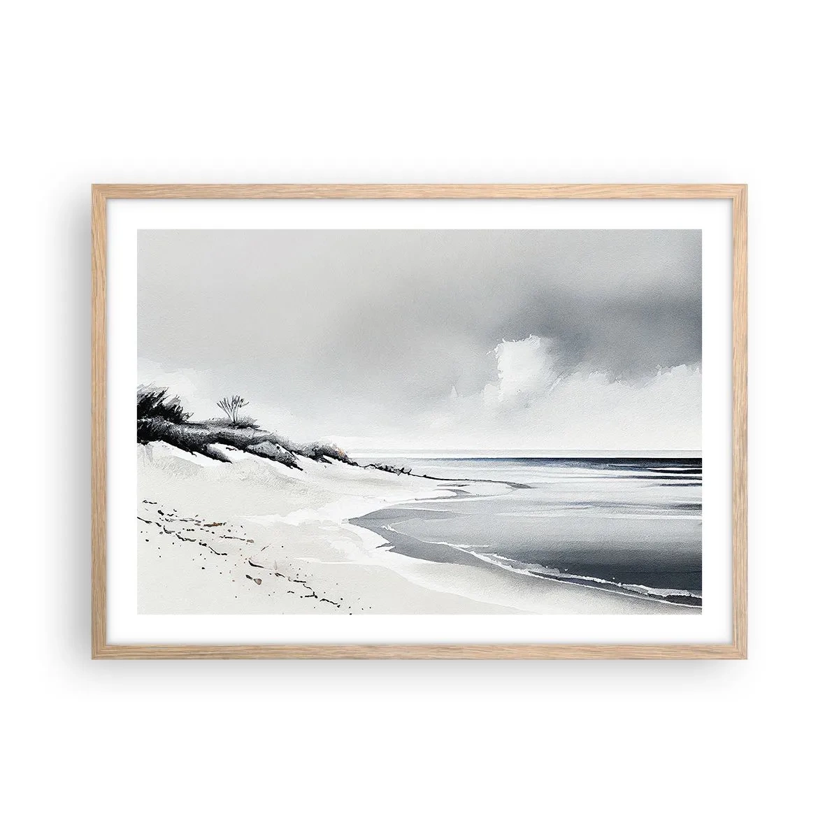 Affisch i ram av ljusek - Alltid tillsammans - 70x50 cm