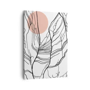 Canvastavla - Bild på duk - I grenarnas nät - 50x70 cm