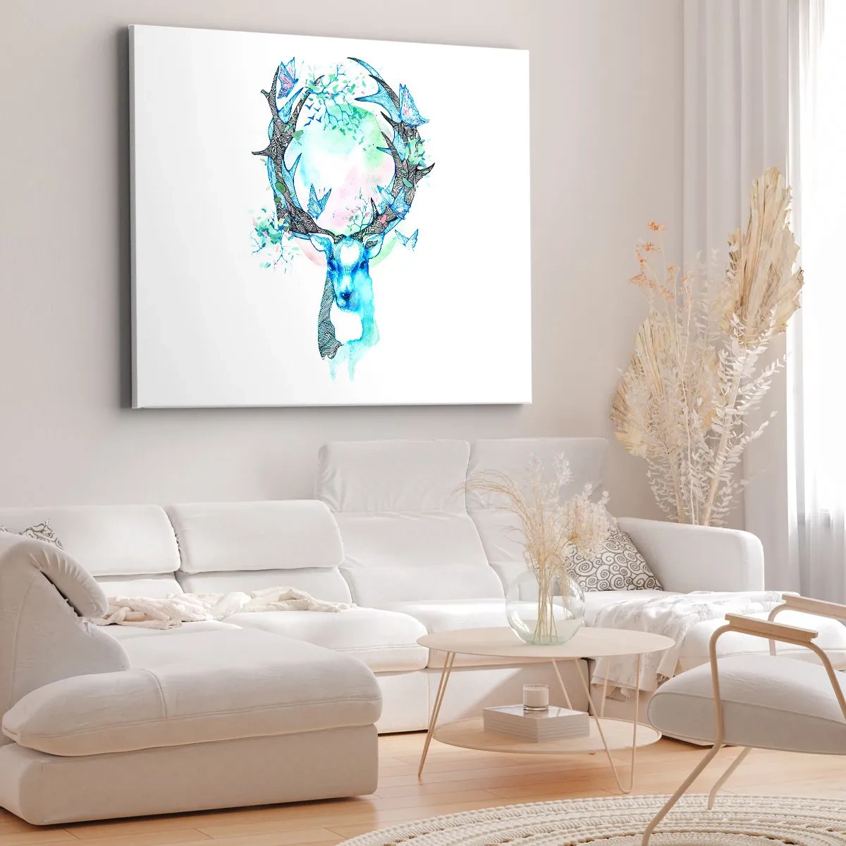 Canvastavla - Bild på duk - Naturens styrka och mildhet - 100x70 cm