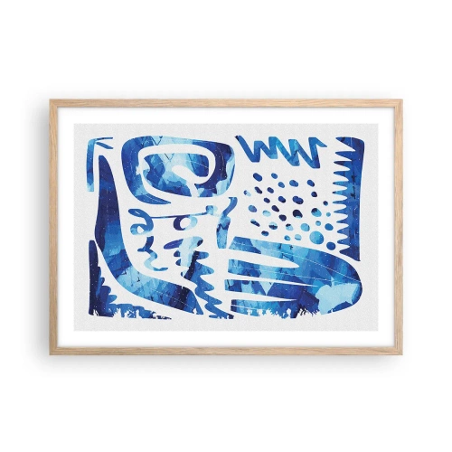 Affisch i ram av ljusek - Tillbaka till rötterna - 70x50 cm