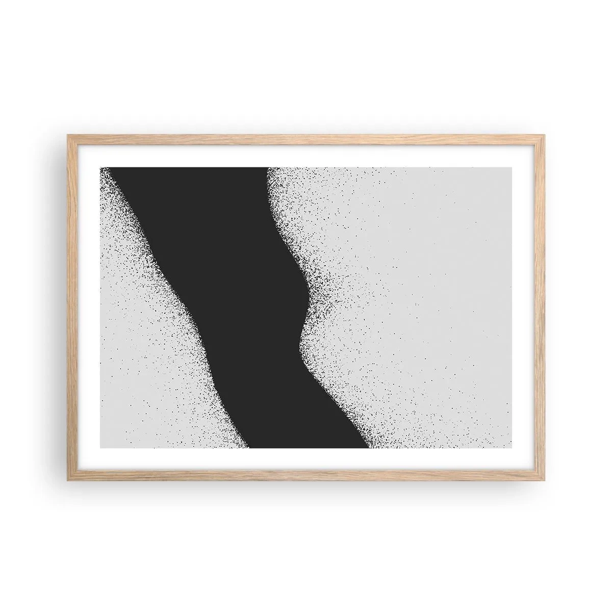 Affisch i ram av ljusek - Flytande balans - 70x50 cm