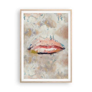 Affisch i ram av ljusek - Väcker sinnen - 70x100 cm