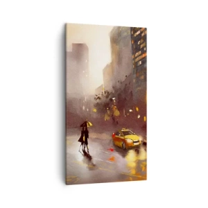 Canvastavla - Bild på duk - I New Yorks ljus - 45x80 cm