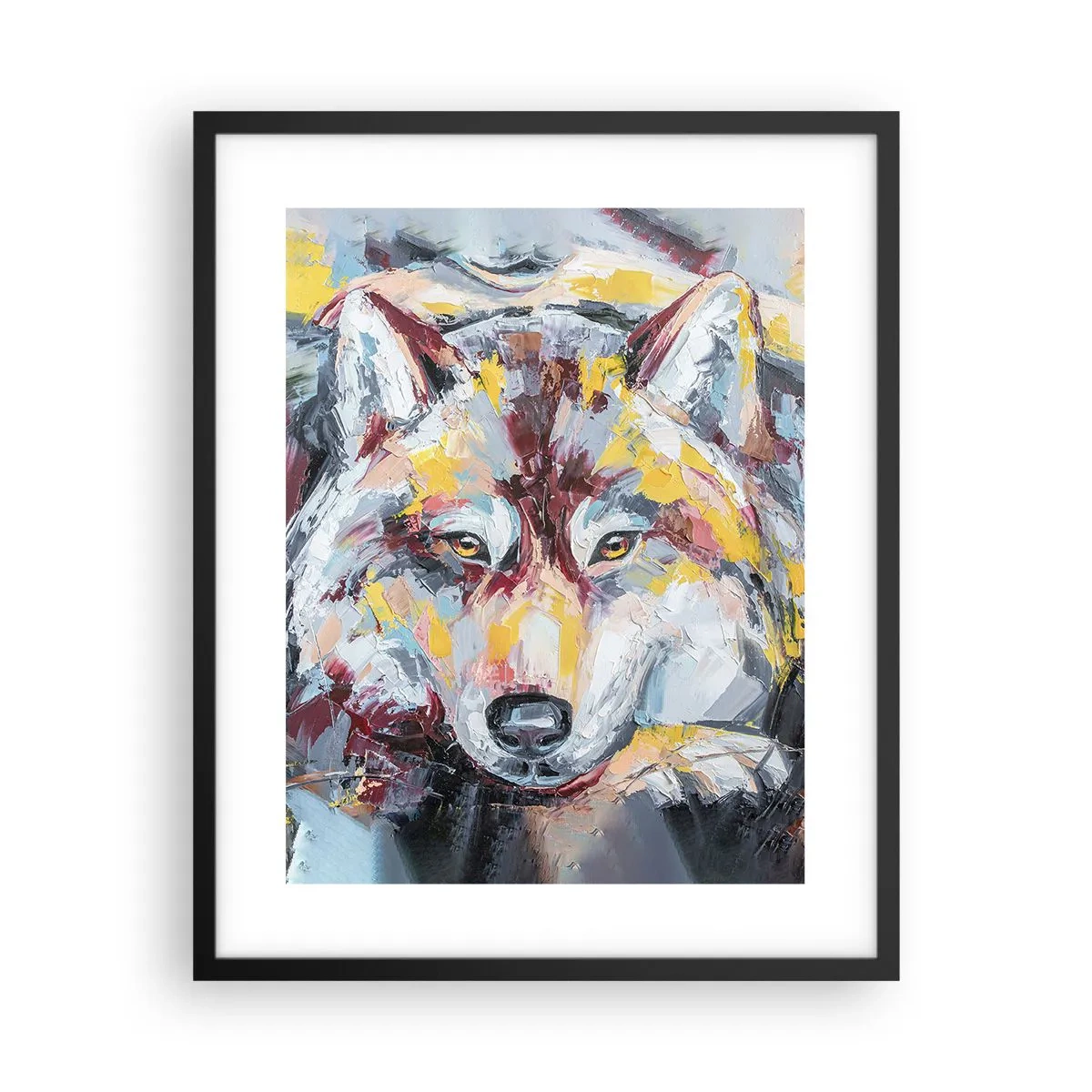 Affisch i svart ram - Lugnt bland de närmsta - 40x50 cm