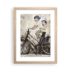 Affisch i ram av ljusek - Sant eller falskt? - 30x40 cm