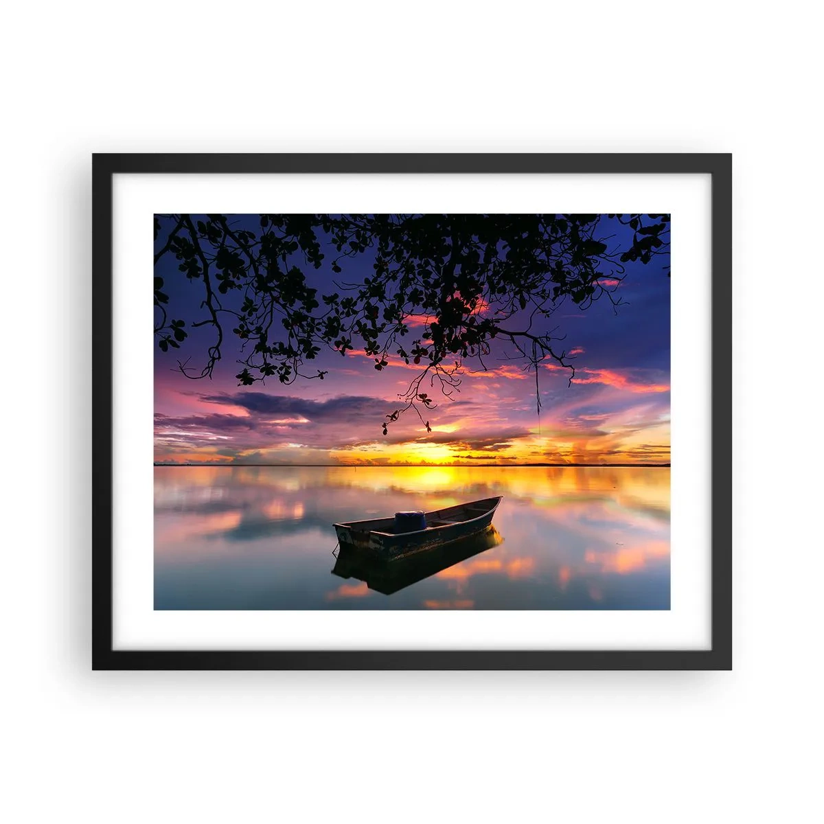 Affisch i svart ram - "Du verkar hänga i mitten av himmelvalvet…" - 50x40 cm