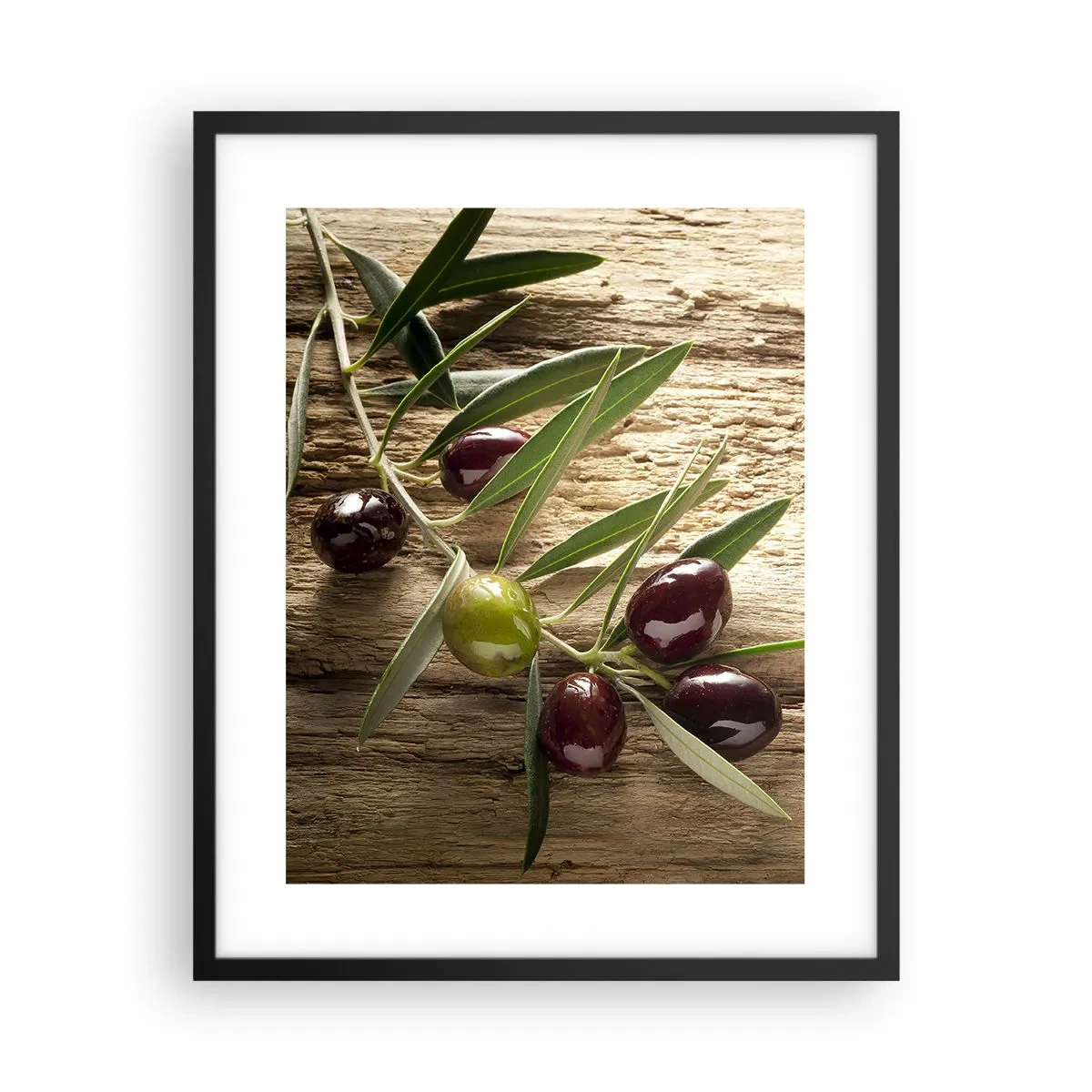 Affisch i svart ram - Direkt från naturen - 40x50 cm