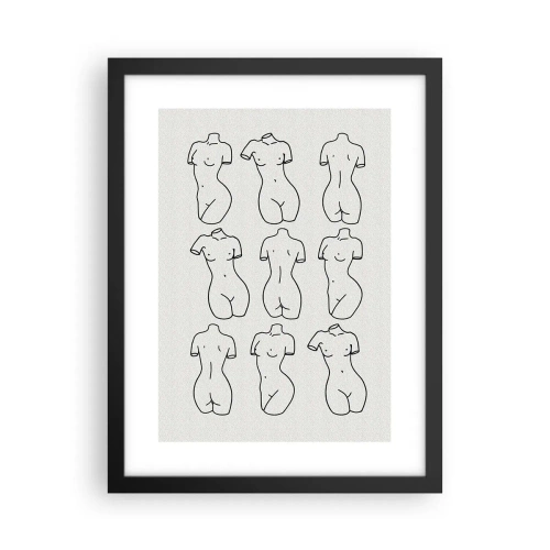 Affisch i svart ram - Endast Venus - 30x40 cm