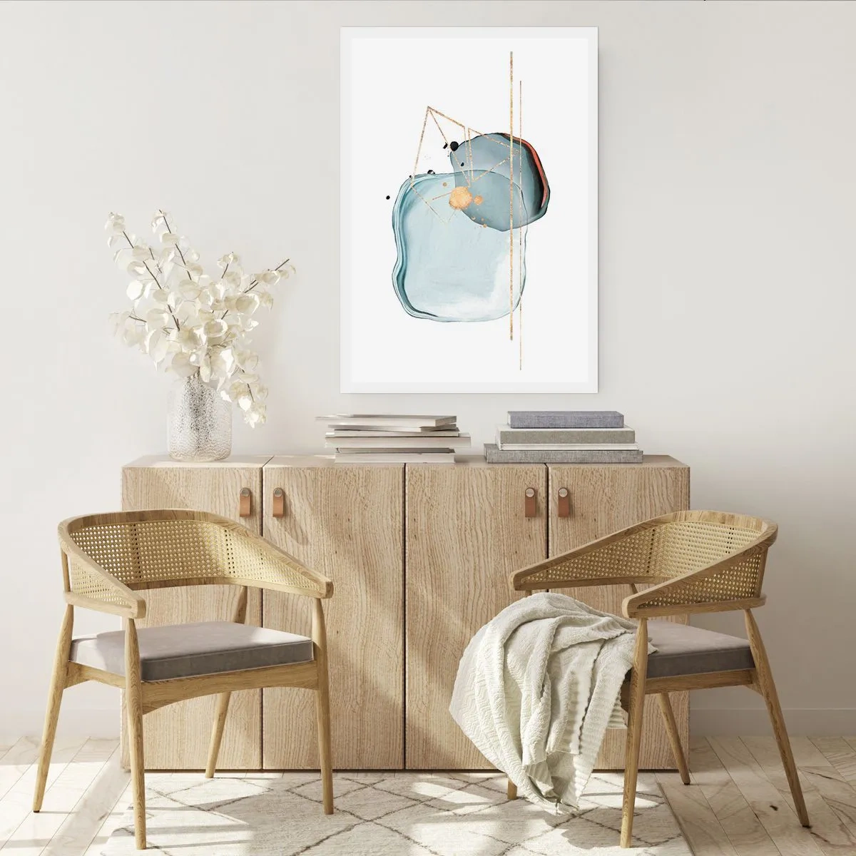 Affisch - En studie av droppar - 61x91 cm