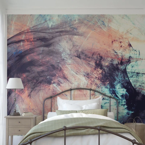 Fototapet Premium Canvas - Känn vinden - Abstraktion, Bit, Modernt mönster - 250x175 cm