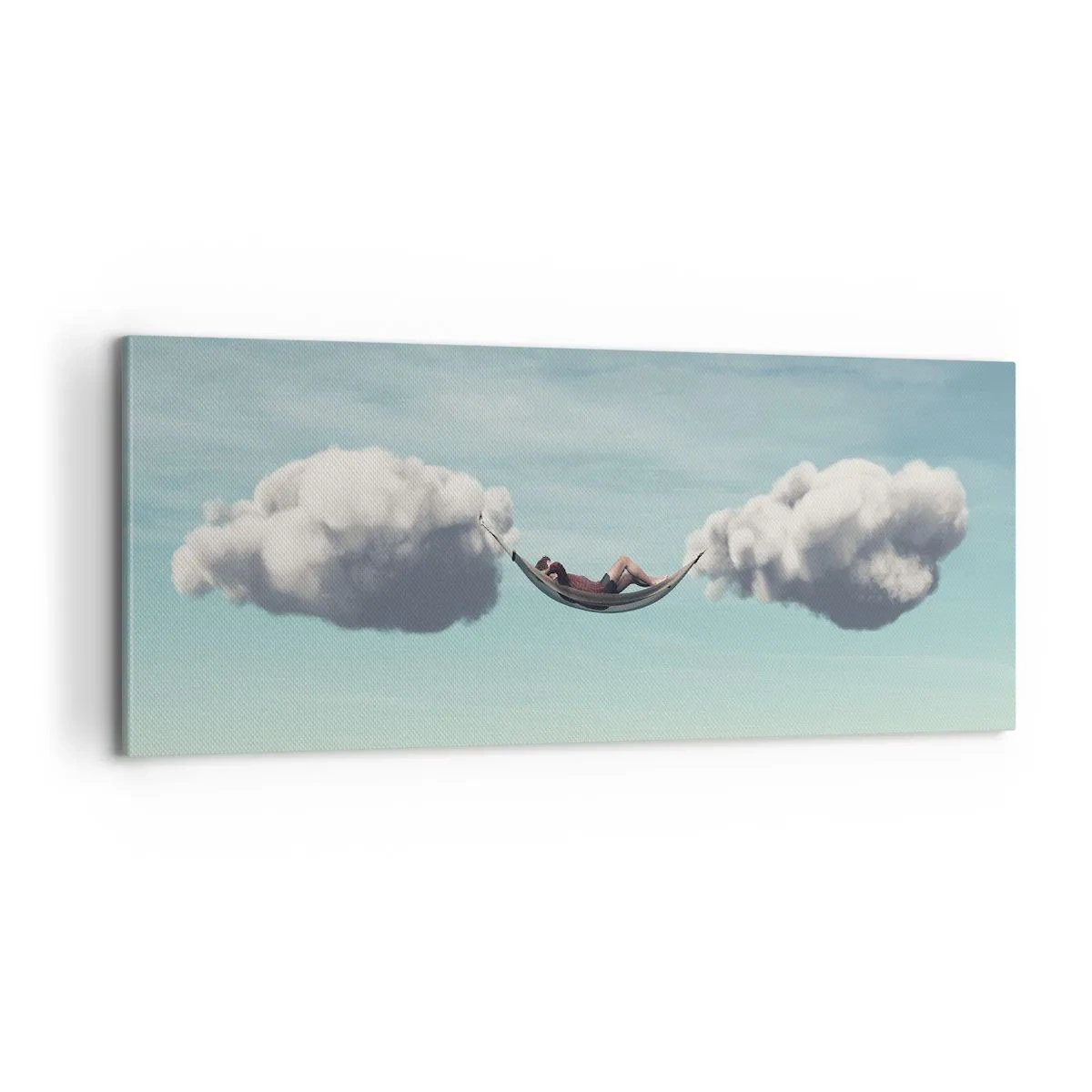 Canvastavla - Bild på duk - Stundens salighet - 100x40 cm