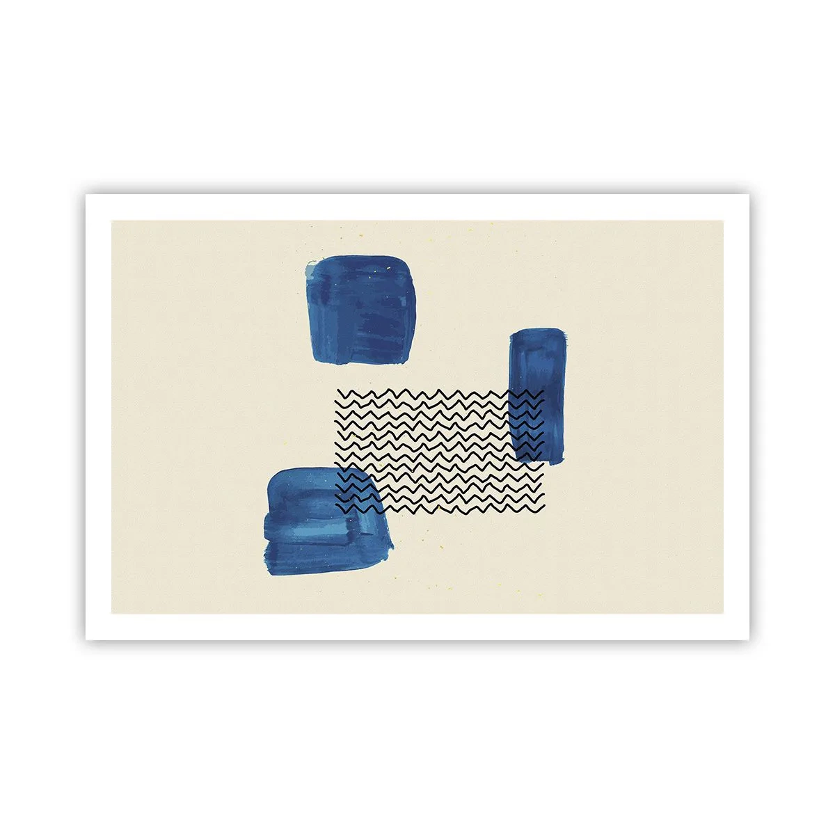 Affisch - Abstrakt kvartett - 91x61 cm