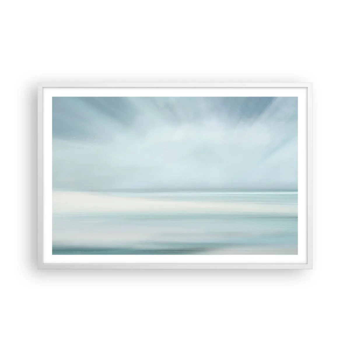 Affisch i vit ram - Fred hela vägen till horisonten - 91x61 cm