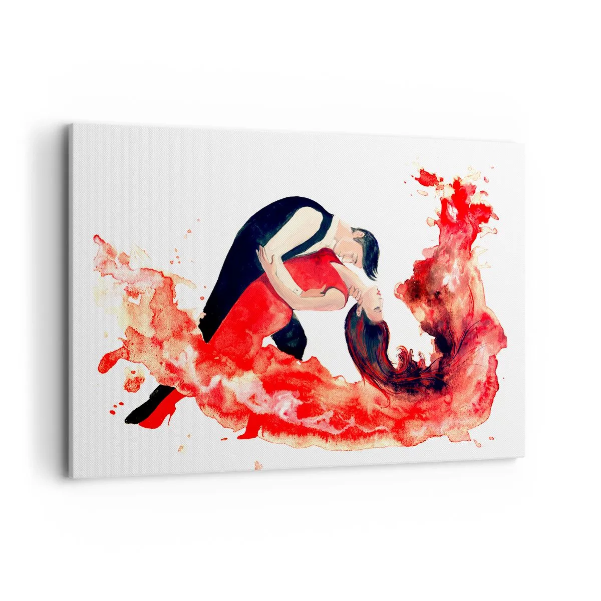 Canvastavla - Bild på duk - Tango - den sensuella vågen - 120x80 cm