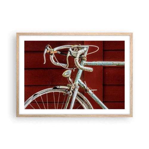 Affisch i ram av ljusek - Skapad för segrar - 70x50 cm