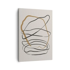 Canvastavla - Bild på duk - Komposition: besittande dans - 50x70 cm