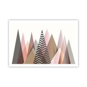 Affisch - Utsikt över pyramider - 91x61 cm