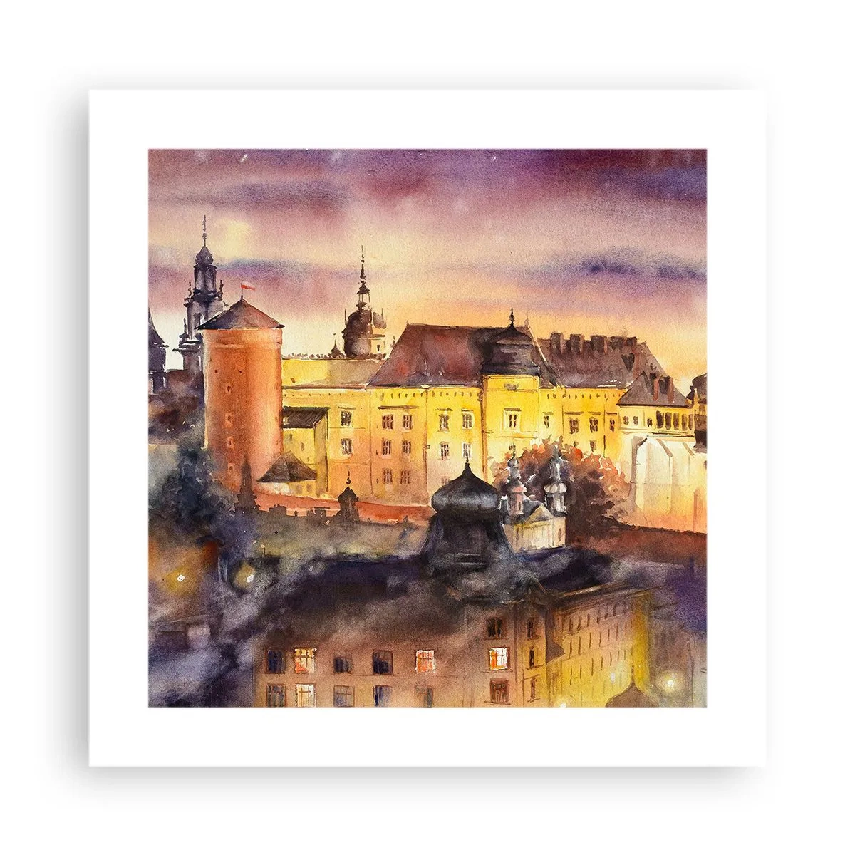 Affisch - En historia och en berättelse - 40x40 cm