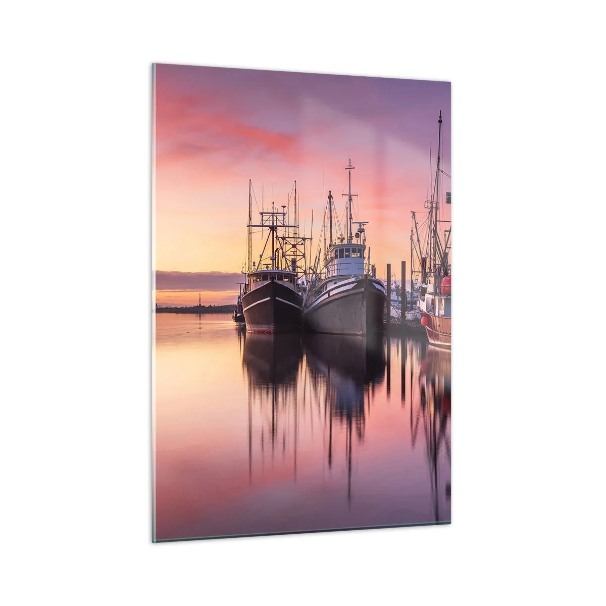 Glastavla - Bild på glas - Inför nästa dag - 50x70 cm