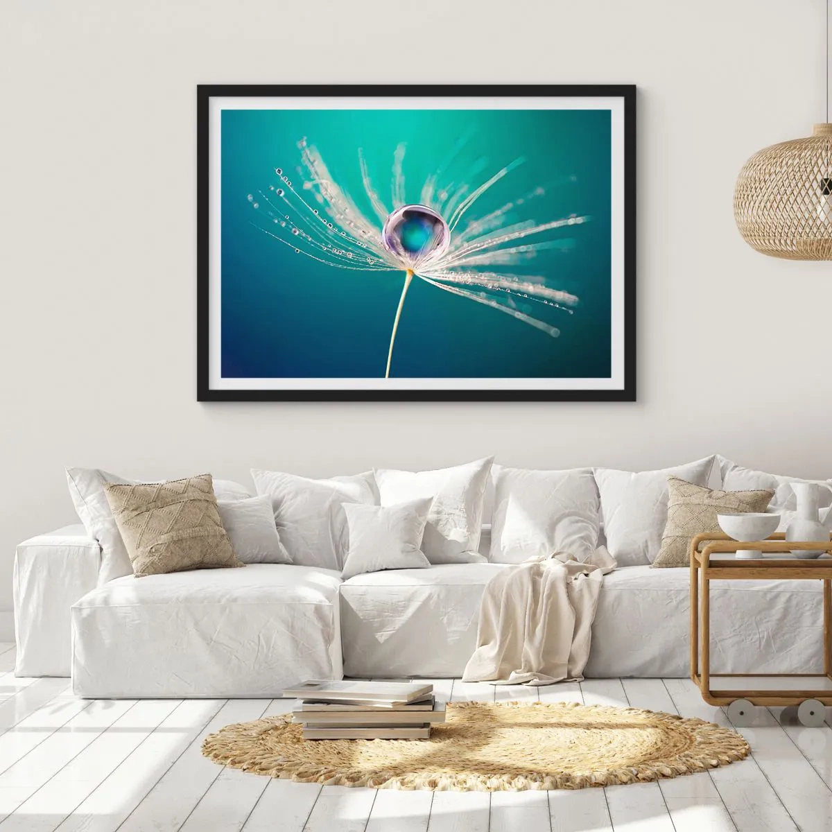 Affisch i svart ram - Mystisk stund - 50x40 cm