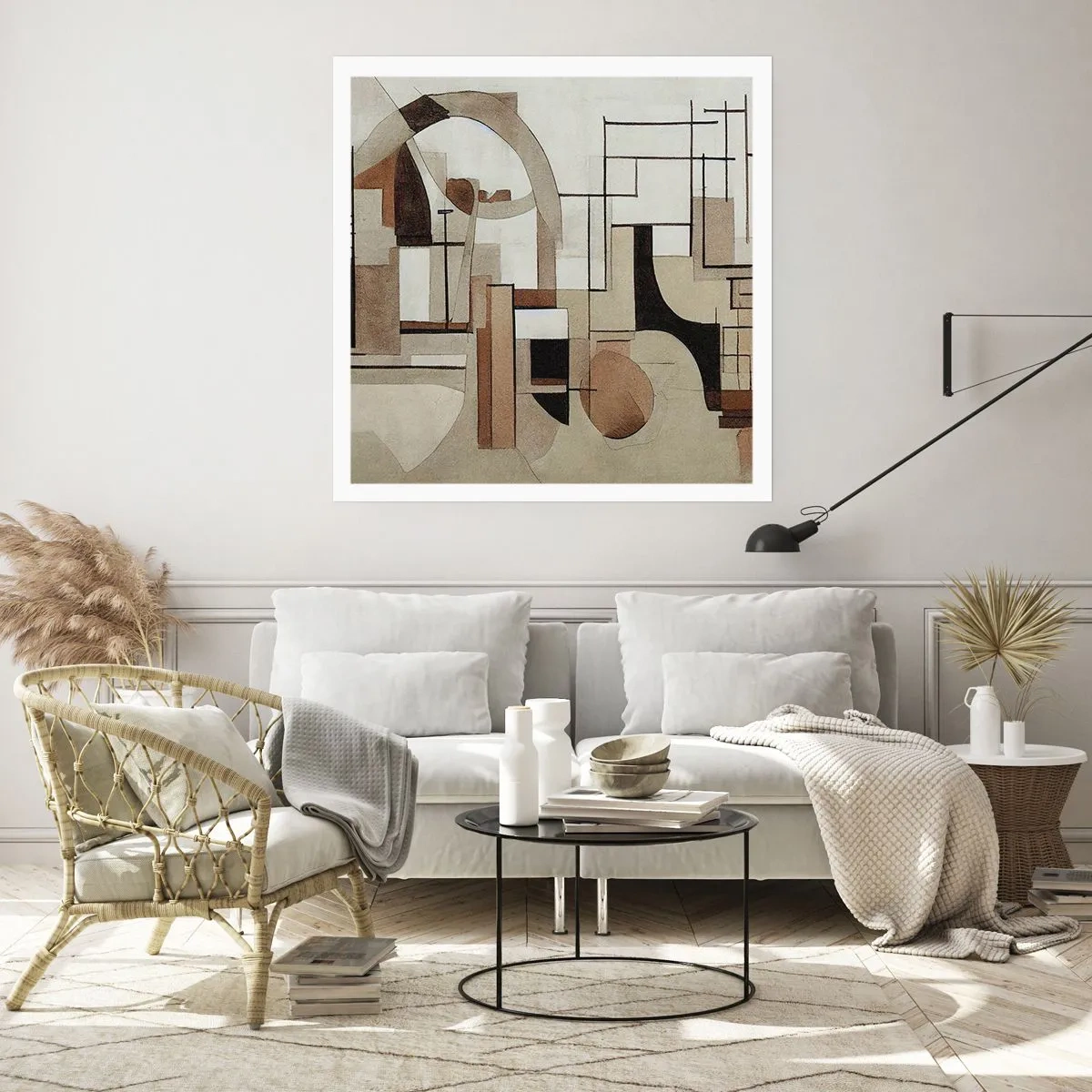 Affisch - Stadsbild 2.0 - 60x60 cm