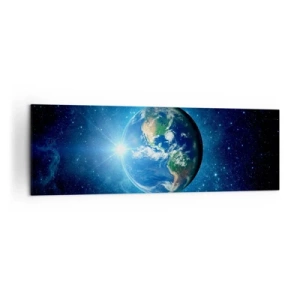 Canvastavla - Bild på duk - Vi är i himlen - 160x50 cm