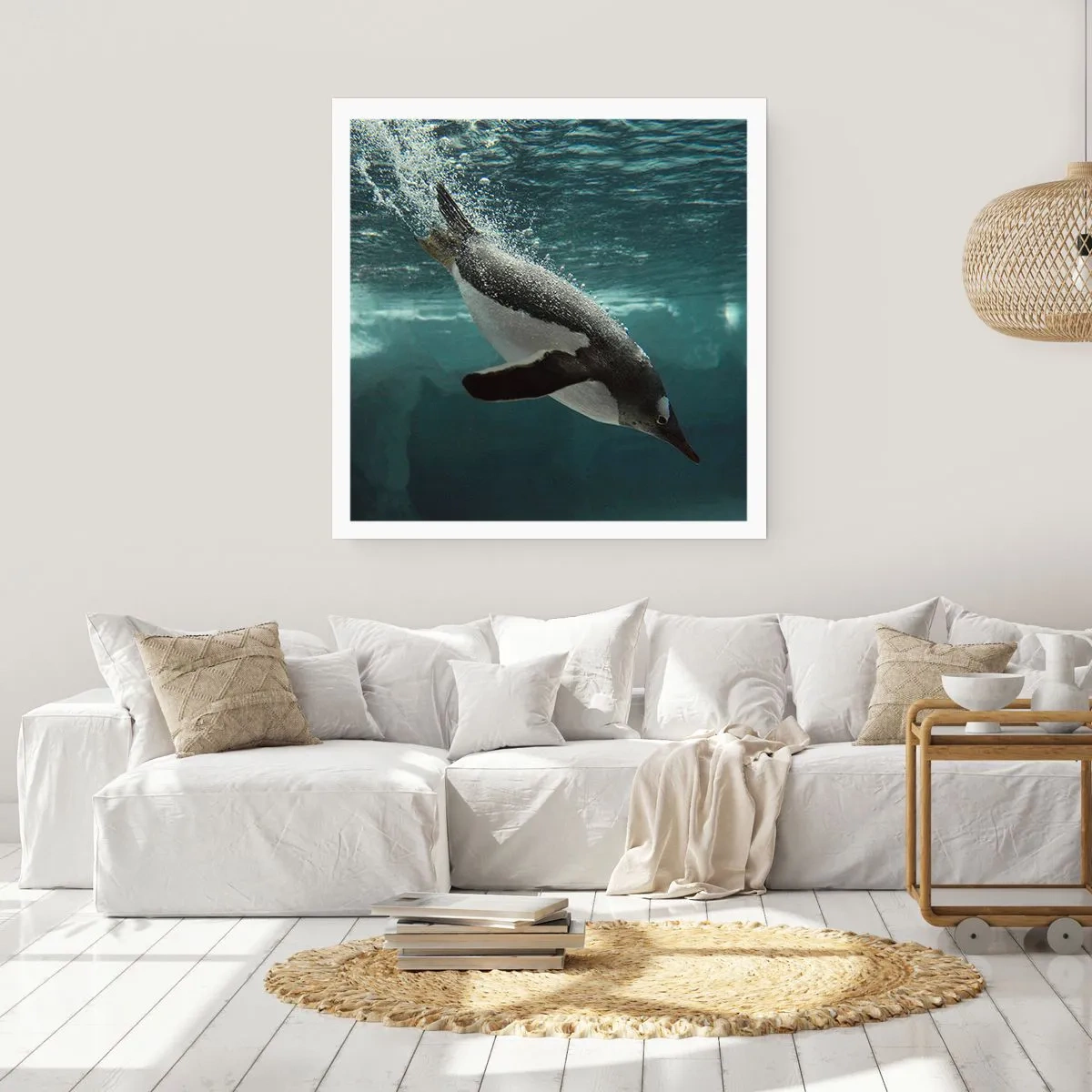 Affisch - Välkommen till min värld - 50x50 cm