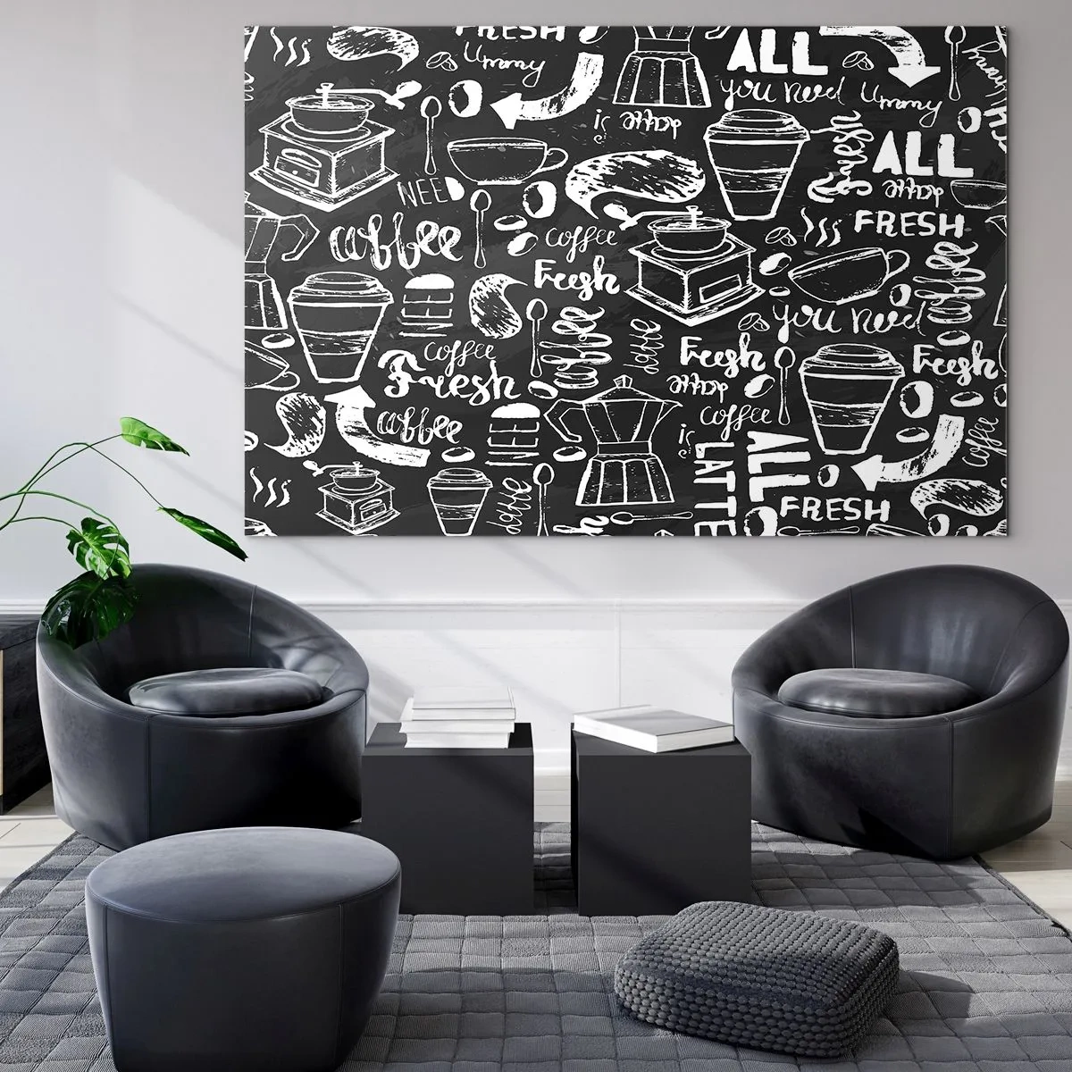 Glastavla - Bild på glas - All you need is… - 100x70 cm