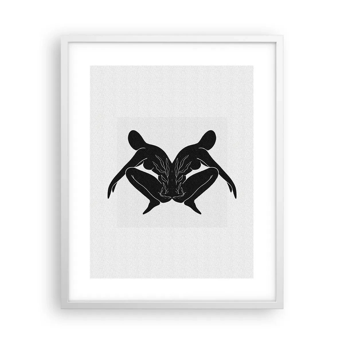 Affisch i vit ram - En delad själ - 40x50 cm