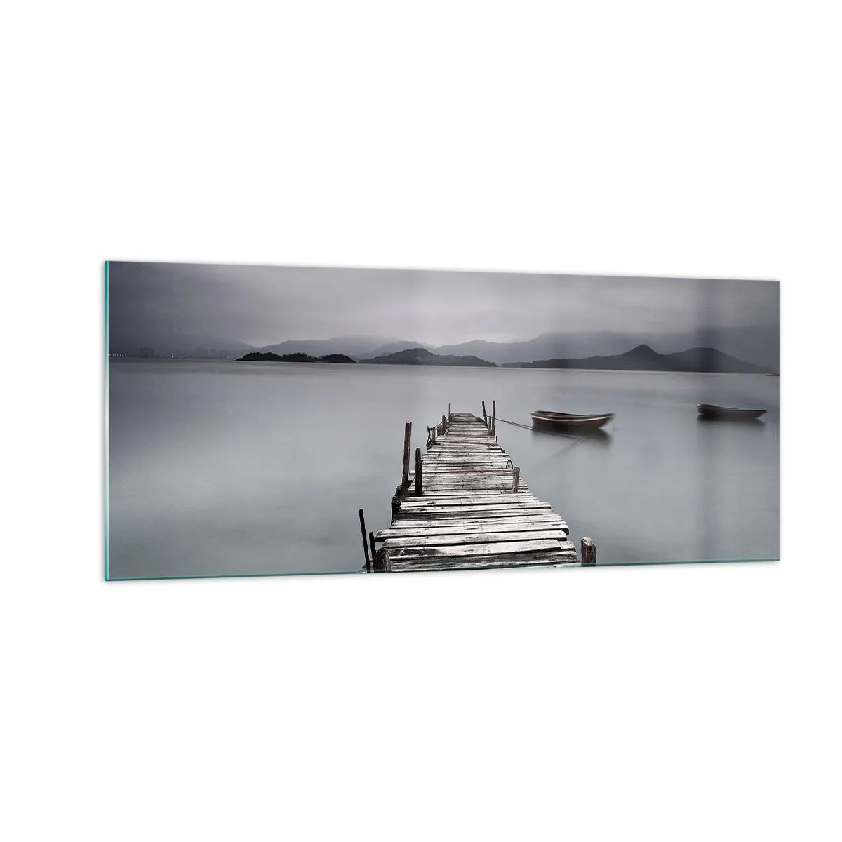 Glastavla - Bild på glas - Imorgon kan du ge dig iväg - 100x40 cm