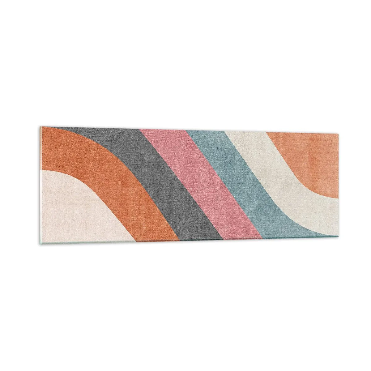 Glastavla - Bild på glas - Diagonal komposition - rörelse - 90x30 cm