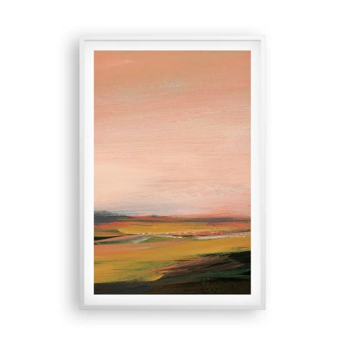 Affisch i vit ram - I rosa - 61x91 cm