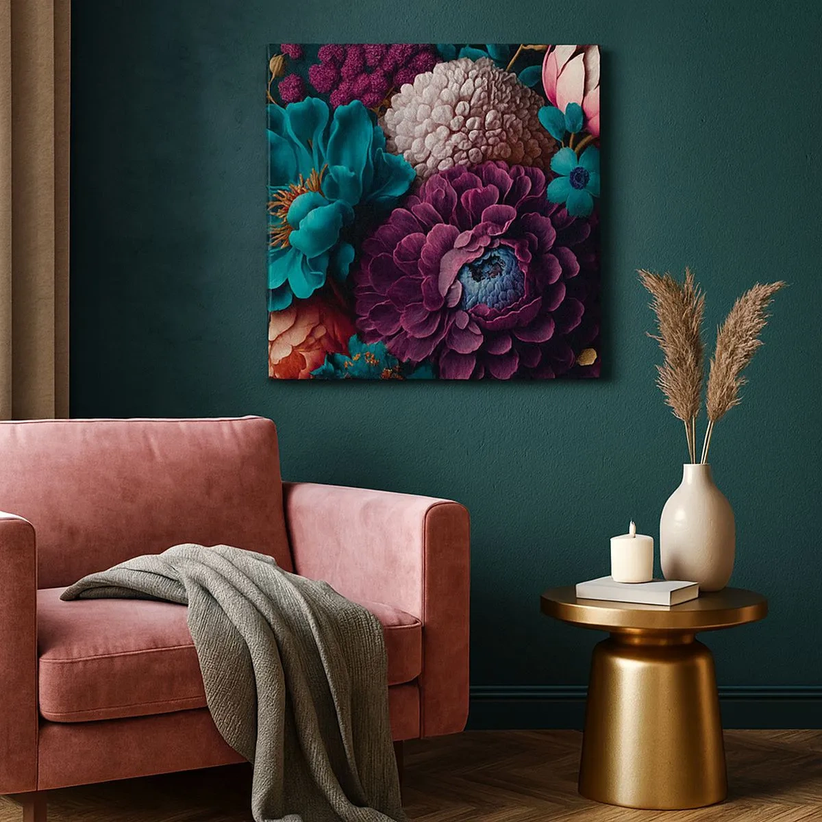 Canvastavla - Bild på duk - Natur i överflöd - 30x30 cm